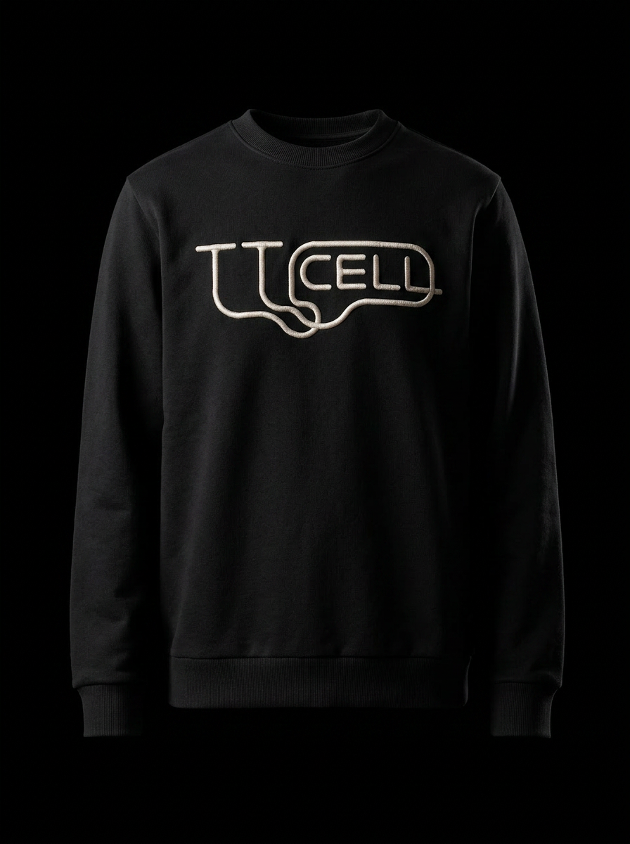 TT Cell — Embroidered Crewneck